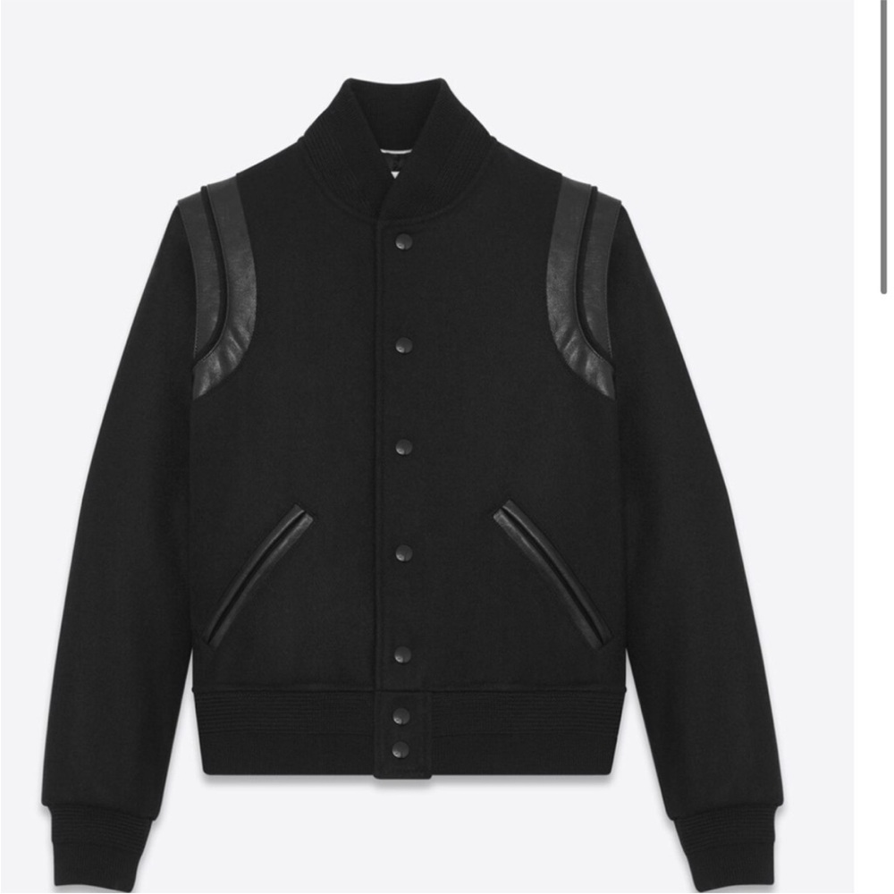Saint Laurent Teddy Varsity Jacket